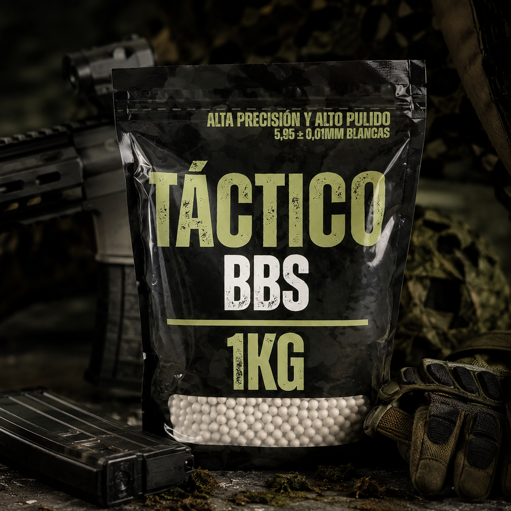 Balines Airsoft 0.25g 1KG — Alta Precisión — Táctico BBS